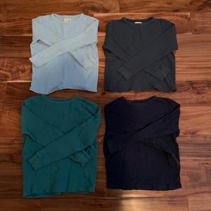 Four plain shirts!
